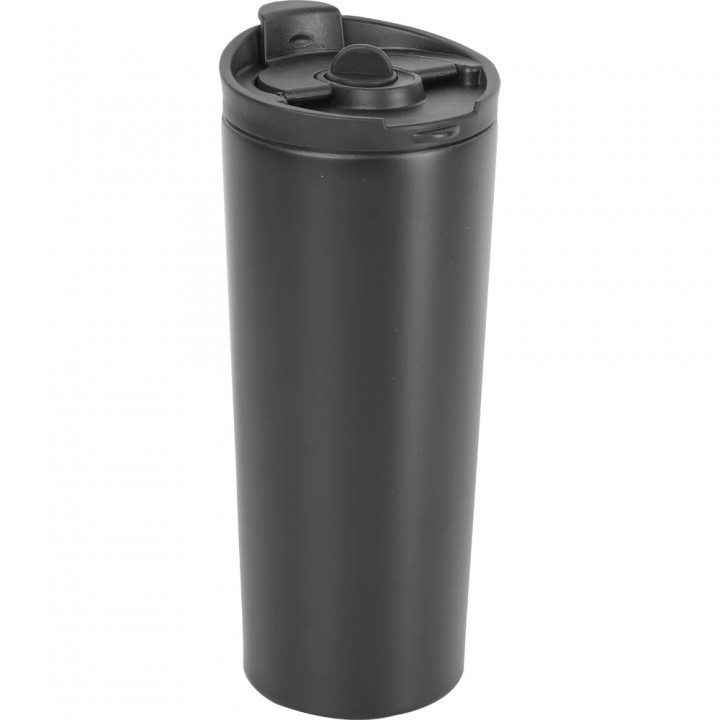 Siyah 450 ml French Press Özellikli Lazer Logo Baskılı Kurumsal Promosyon Termos